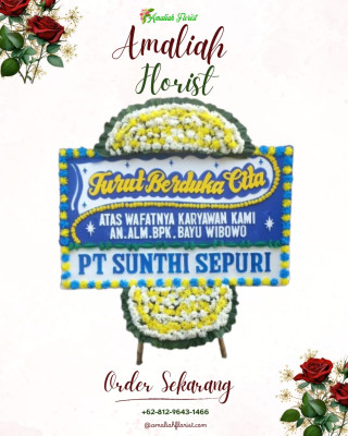 Papan Bunga Duka di Enrekang