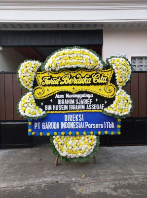 Papan Bunga Duka di Enrekang